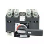 CZ1 Bypass 125A 4P 440Vac Ext Handle L T CK90813OOOO ck90817oooo cz1 bypass 315a 4p 440vac ext handle front