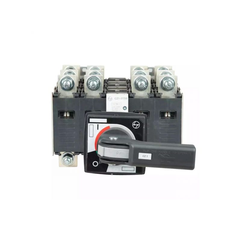 CZ1 Bypass 125A 4P 440Vac Ext Handle L T CK90813OOOO ck90817oooo cz1 bypass 315a 4p 440vac ext handle front