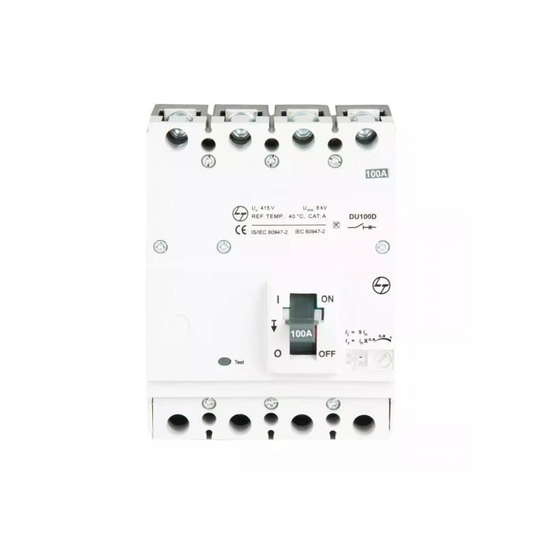DU100D MCCB 63A 4P 415V AC 18KA Thermal Magnetic 50 60 Hz L T CM90518OOHO cm90518ooko du100d 4p 100a mccb front