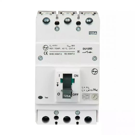 cm90676oolo_mccb_du125d_125a_3p_tm_9in_front.jpg DU125D MCCB 125A 3P 415V AC 18KA Thermal Magnetic 50 60 Hz L T CM90676OOLO cm90676oolo mccb du125d 125a 3p tm 9in front