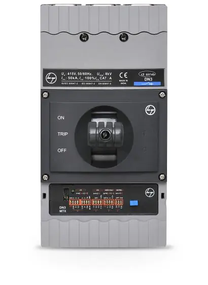 DN3-400D MCCB 400 3P 415V AC 36kA MTX2.0 50 60 Hz L T CM93001OOOOAG cm93001ooooag