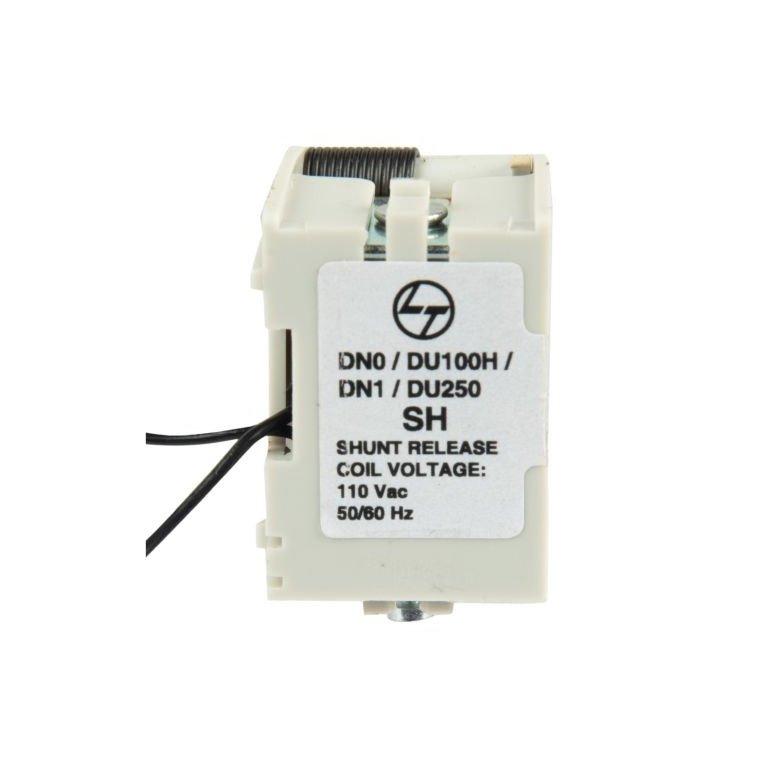 DU100D DU125D DU100H DU125H DU250 DU250C DN0 DN1 MCCB Accessory Shunt Release 110 V AC left L T CM97883OAOO cm97883oaoo shunt