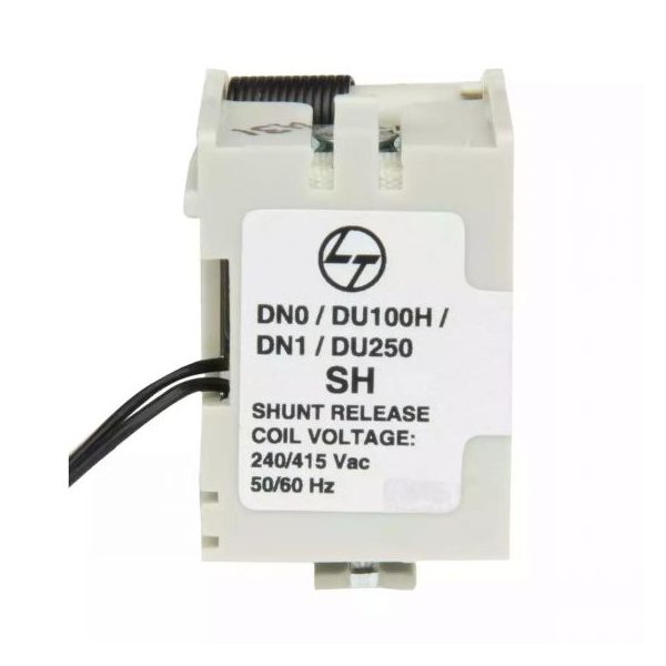 DU100D DU125D DU100H DU125H DU250 DU250C DN0 DN1 MCCB Accessory Shunt Release 240 415 V AC L T CM97883OMOO cm97883omoo acc dn