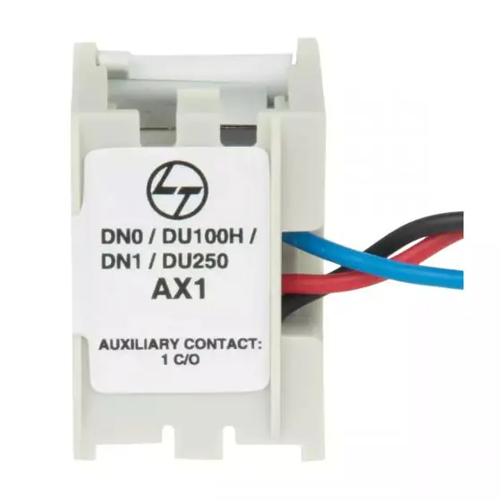 DU100D DU125D DU100H DU125H DU250 DU250C DN0 DN1 MCCB Accessory Auxiliary Contact 1C O Right L T CM97886OOOO cm97886oooo acc