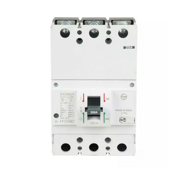 DY250U1 MCCB 160A 3P 415V AC 10kA Thermal Magnetic 50 60 Hz L T CM98195OOMO cm98195oopo mccb dy250u1 250a 3p 10ka ftfm front