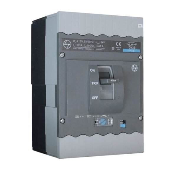 DN3B MCCB 400 3P 415V AC 36kA Thermal Magnetic 50 60 Hz L T CM98401OOROOG cm98401ooroog