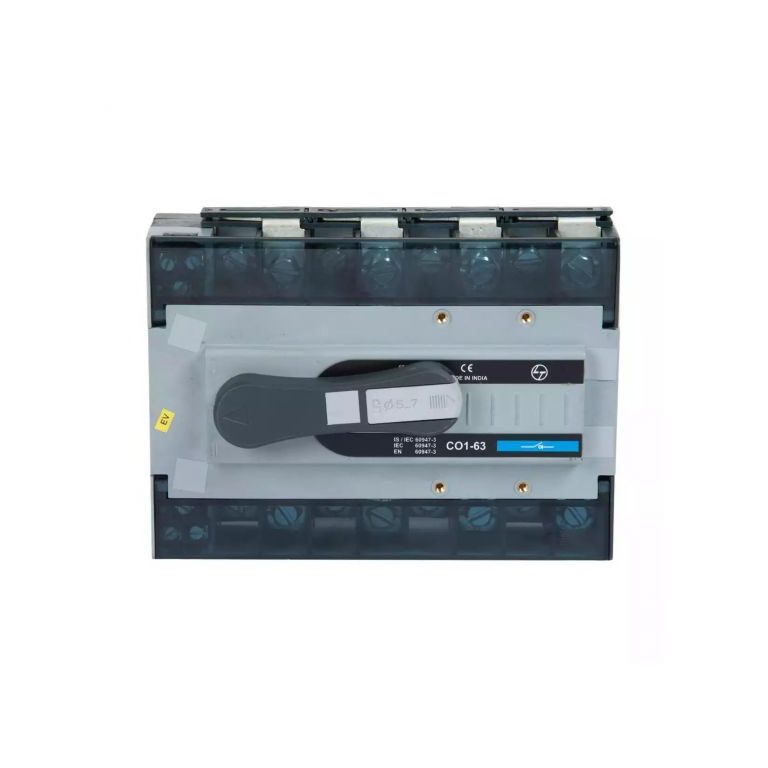 C-Line Manual Changeover Switch FR1 63A 4P 415V AC Open Execution Direct Handle L T CO10630OOOD co10630oood co frame 1 front