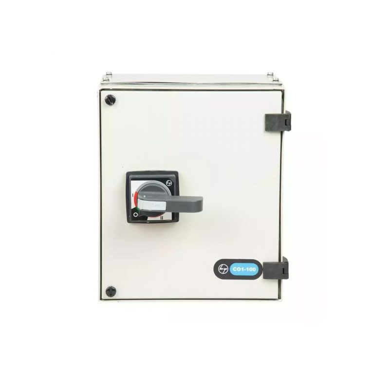 C-Line Manual Changeover Switch FR1 63A 4P 415V AC SS Enclosure Extended Handle L T CO10630OSOO co11000osoo co frame 1 ss cos