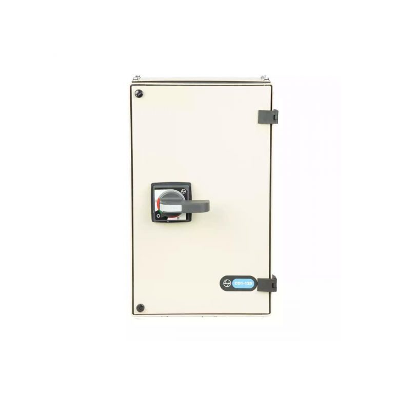C-Line Manual Changeover Switch FR1 125A 4P 415V AC SS Enclosure Extended Handle L T CO11250OSOO co11250osoo cosd fr1 125a in