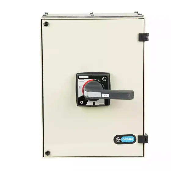 C-Line Manual Changeover Switch FR2 160A 4P 415V AC SS Enclosure Extended Handle L T CO21600OSOO co22000osoo changeover sd co
