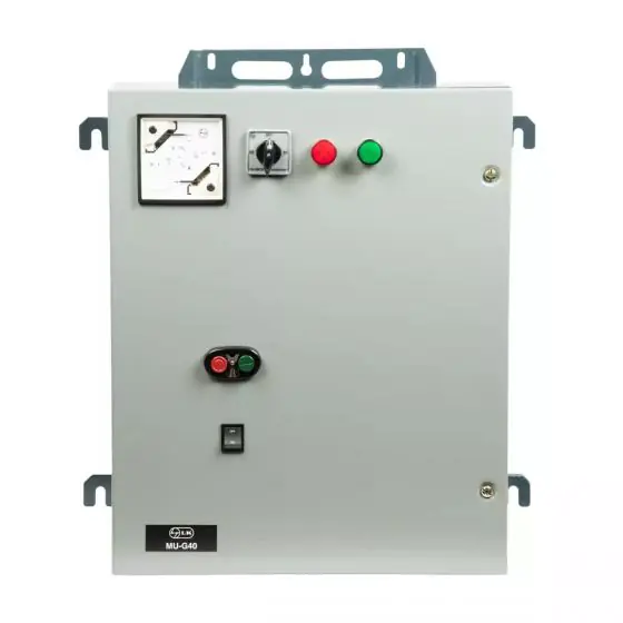 Three Phase Fully Automatic Star Delta Controller for Submersible Pump Application,MU-G40,30HP,FASD L T CS90908LOGO cs90908lo
