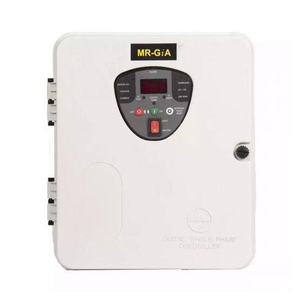 LTLK Digital Single phase submersible pump controller- 2 HP AUTO WLC, START 150 200, RUN 2X50 MFD L T CS91334NDOH cs91332nbog
