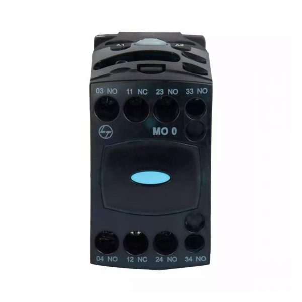 MO0 Control Contactor 4A 4P 415V AC 3NO 1NC AC-15 24V DC Coil L T CS900464OOO cs91624booo mo0 31e ac front