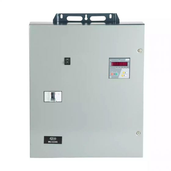 cs91651lngo_mu_g30s_fasd_smartcont_380v_20_50a_north_front.jpg LTLK SMART Fully Automatic Star Delta Three phase Submersible Pump Controller MU-G30S, 30HP, 380V, North, 20-50A L T CS91651L