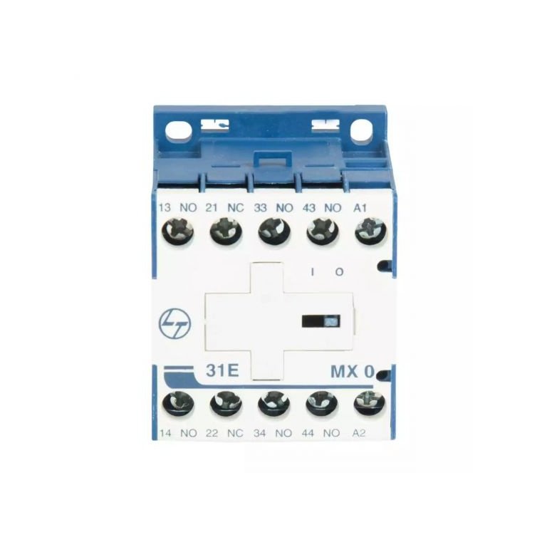 MX0 Mini Control contactor 4A 4P 415V AC 3NO 1NC AC-15 240V AC Coil 50 Hz L T CS94019BOOO cs94019booo mx0 31e ac front