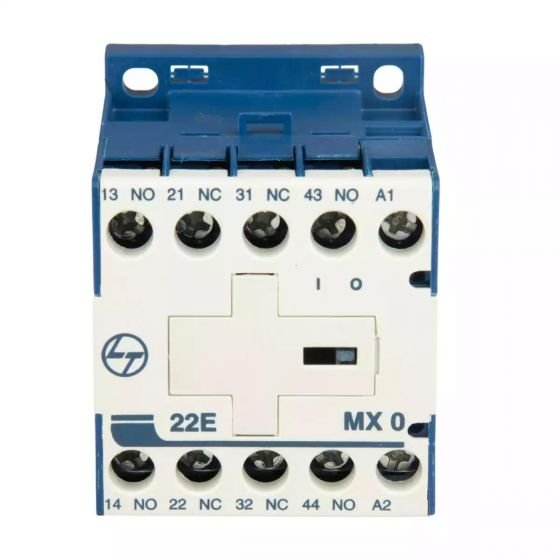 cs94020booo_mx0_22e_ac_front.jpg MX0 Mini Control contactor 4A 4P 415V AC 2NO 2NC AC-15 240V AC Coil 50 Hz L T CS94020BOOO cs94020booo mx0 22e ac front
