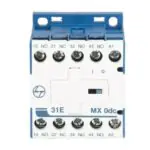 MX0 Mini Control contactor 4A 4P 415V AC 3NO 1NC AC-15 220V DC Coil L T CS940282OOO cs940281ooo mx0 31e dc front