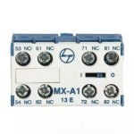 MX Mini Accessory Add on auxiliary contact block Front Mounting 1NO 3NC L T CS94036OOOO cs94036oooo mx aob front