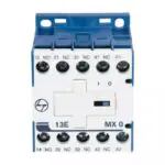 MX0 Mini Control contactor 4A 4P 415V AC 1NO 3NC AC-15 110V AC Coil 50 Hz L T CS94041AOOO cs94041booo mx0 13e ac front