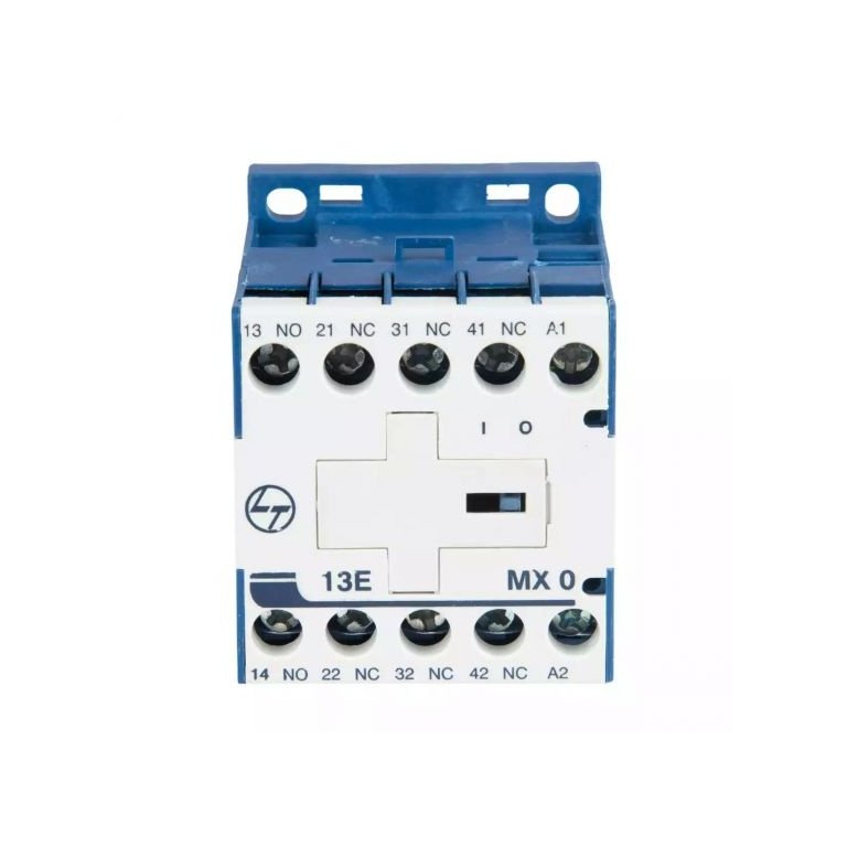 MX0 Mini Control contactor 4A 4P 415V AC 1NO 3NC AC-15 110V AC Coil 50 Hz L T CS94041AOOO cs94041booo mx0 13e ac front