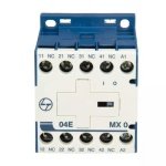MX0 Mini Control contactor 4A 4P 415V AC 4NC AC-15 110V AC Coil 50 Hz L T CS94042AOOO cs94042booo mx0 04e ac front