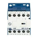 MX0 Mini Control contactor 4A 4P 415V AC 1NO 3NC AC-15 110V DC Coil L T CS940431OOO cs940431ooo mx0 13e dc front