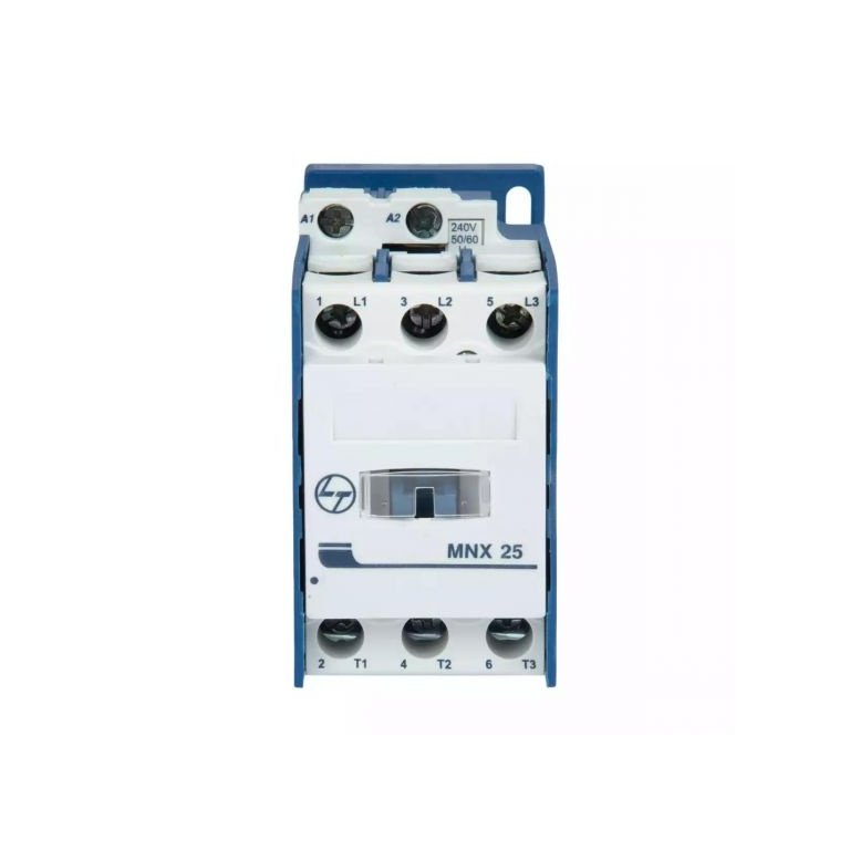 MNX Contactor 25A 3P 415V AC AC-3 24V AC Coil 50 60 Hz L T CS94110GOOO cs94110booo mnx 25 front