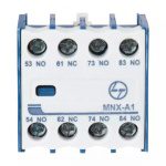 MNX 9-80 MCX 01-23 Accessory Add on auxiliary contact block Front Mounting 3NO 1NC L T CS94113OOOO cs94113oooo mnx a1 add on