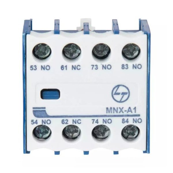 MNX 9-80 MCX 01-23 Accessory Add on auxiliary contact block Front Mounting 3NO 1NC L T CS94113OOOO cs94113oooo mnx a1 add on