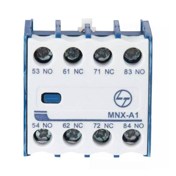 MNX 9-80 MCX 01-23 Accessory Add on auxiliary contact block Front Mounting 2NO 2NC L T CS94114OOOO cs94114oooo mnx a1 add on