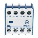 MNX 9-80 MCX 01-23 Accessory Add on auxiliary contact block Front Mounting 4NC L T CS94116OOOO cs94116oooo mnx a1 add on bl 4