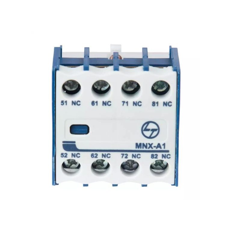 MNX 9-80 MCX 01-23 Accessory Add on auxiliary contact block Front Mounting 4NC L T CS94116OOOO cs94116oooo mnx a1 add on bl 4