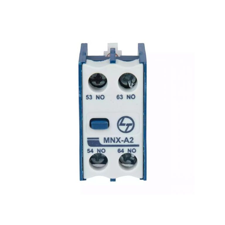 MNX 9-80 MCX 01-23 Accessory Add on auxiliary contact block Front Mounting 2NO L T CS94117OOOO cs94117oooo mnx a2 add on bl 2