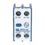 MNX 9-80 MCX 01-23 Accessory Add on auxiliary contact block Front Mounting 1NO 1NC L T CS94118OOOO cs94118oooo mnx a2 add on
