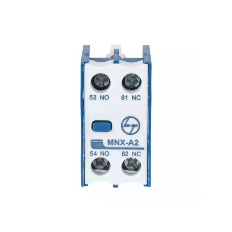 MNX 9-80 MCX 01-23 Accessory Add on auxiliary contact block Front Mounting 1NO 1NC L T CS94118OOOO cs94118oooo mnx a2 add on