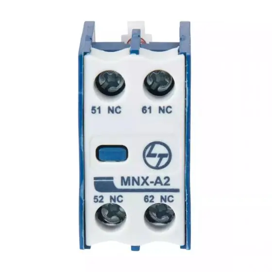 MNX 9-80 MCX 01-23 Accessory Add on auxiliary contact block Front Mounting 2NC L T CS94119OOOO cs94119oooo mnx a2 add on bl 2