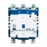 MNX Contactor 95A 3P 415V AC AC-3 220V AC Coil 50 60 Hz L T CS94136KOOO cs94136booo mnx 95 front