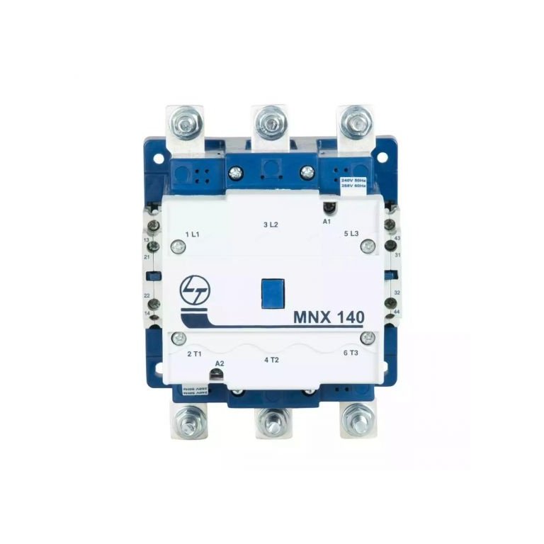 MNX Contactor 140A 3P 415V AC AC-3 240V AC Coil 50 60 Hz L T CS94138BOOO cs94138booo mnx 140 front