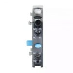 MO 9-110 MO C 3-100 Accessory Add on auxiliary contact block Side Mounting 1NO 1NC First Right L T CS94581OOOO cs94581oooo mo