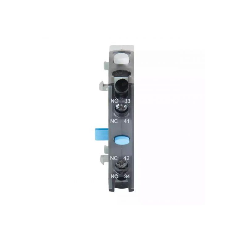MO 9-110 MO C 3-100 Accessory Add on auxiliary contact block Side Mounting 1NO 1NC First Right L T CS94581OOOO cs94581oooo mo