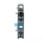 MO 9-110 MO C 3-100 Accessory Add on auxiliary contact block Side Mounting 1NO 1NC Second Right L T CS94583OOOO cs94583oooo m