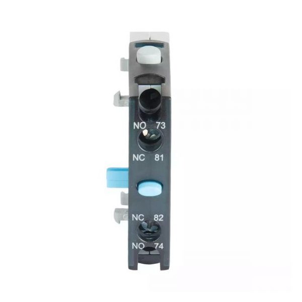 MO 9-110 MO C 3-100 Accessory Add on auxiliary contact block Side Mounting 1NO 1NC Second Right L T CS94583OOOO cs94583oooo m