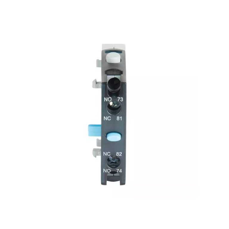 MO 9-110 MO C 3-100 Accessory Add on auxiliary contact block Side Mounting 1NO 1NC Second Right L T CS94583OOOO cs94583oooo m