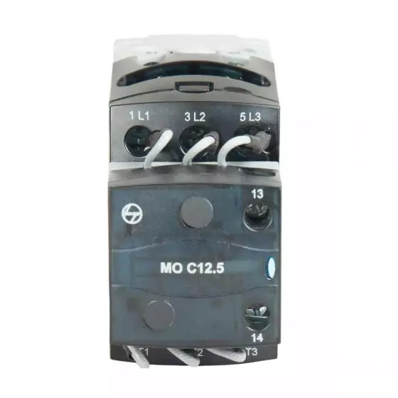 cs96321booo_mo_c12_5_front.jpg MO C Capacitor Duty Contactor 12.5kVAr 3P 440V AC In Built 1NO AC-6b 415V AC Coil 50 60 Hz L T CS96321DOOO cs96321booo mo c12