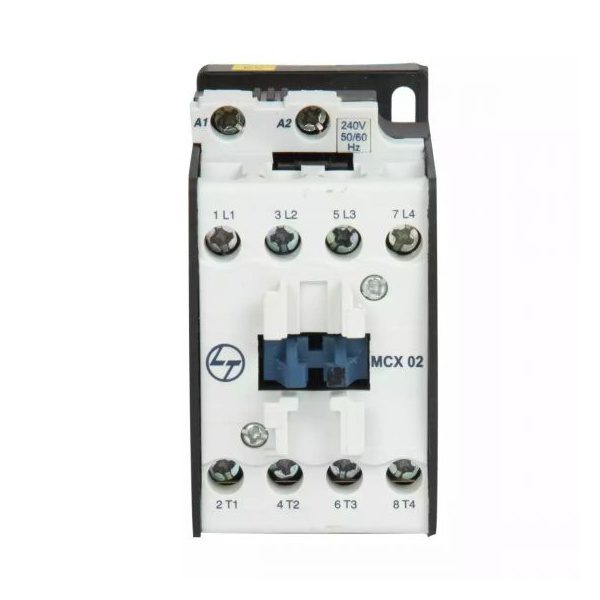 MCX Contactor 25A 4P 415V AC AC-1 220V AC Coil 50 60 Hz L T CS97010KOOO cs97010booo mcx 02 front