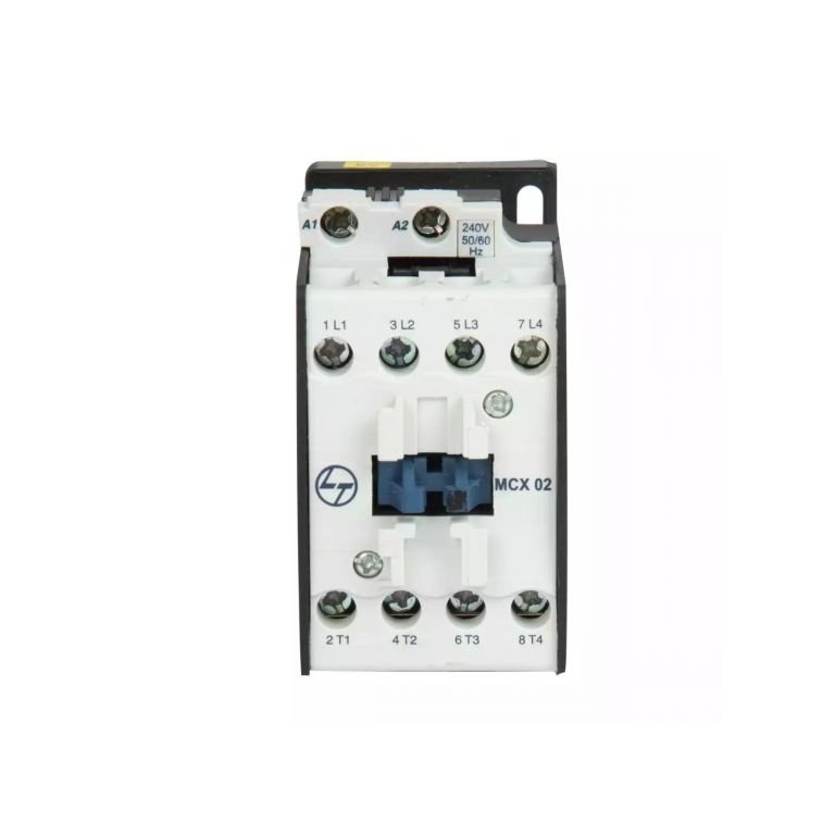 MCX Contactor 25A 4P 415V AC AC-1 220V AC Coil 50 60 Hz L T CS97010KOOO cs97010booo mcx 02 front