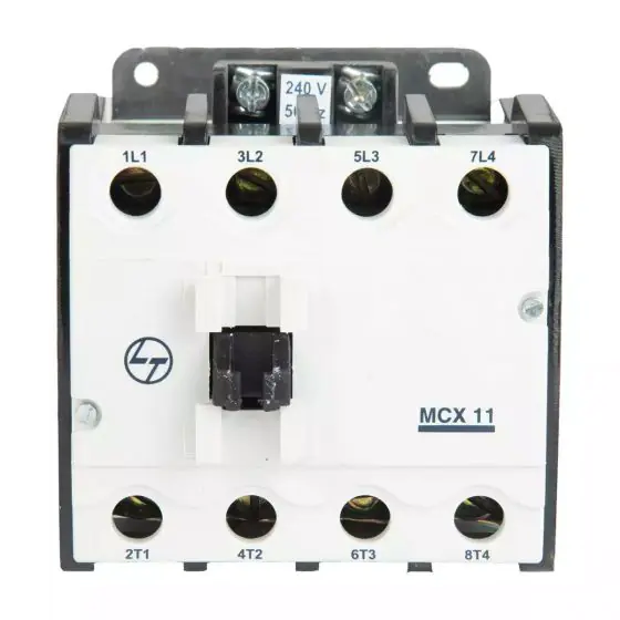 MCX Contactor 50A 4P 415V AC AC-1 110V AC Coil 50 60 Hz L T CS97013AOOO cs97013booo mcx 11 front