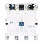 MCX Contactor 100A 4P 415V AC AC-1 110V AC Coil 50 60 Hz L T CS97017AOOO cs97017booo mcx 22 front
