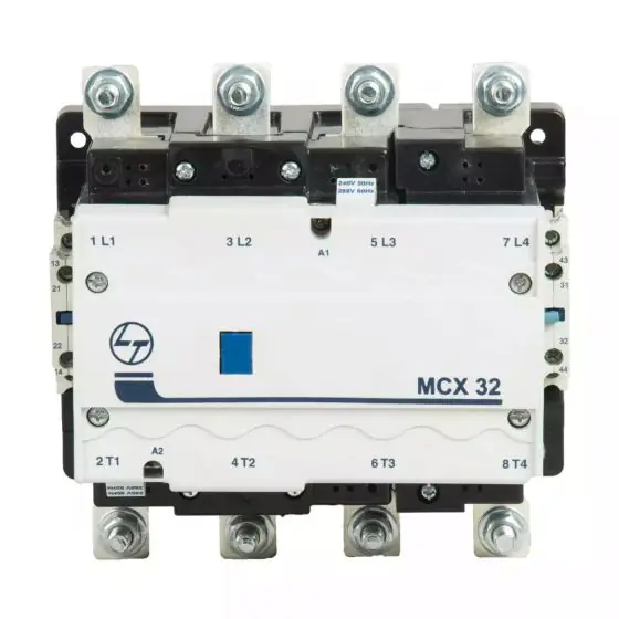 MCX Contactor 160A 4P 415V AC In Built 2NO 2NC AC-1 220V AC Coil 50 60 Hz L T CS97020KOOO cs97020booo mcx 32 front