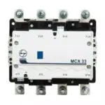MCX Contactor 200A 4P 415V AC In Built 2NO 2NC AC-1 110V AC Coil 50 60 Hz CS97021AOOO L T CS97021AOOO cs97021booo mcx 33 fron